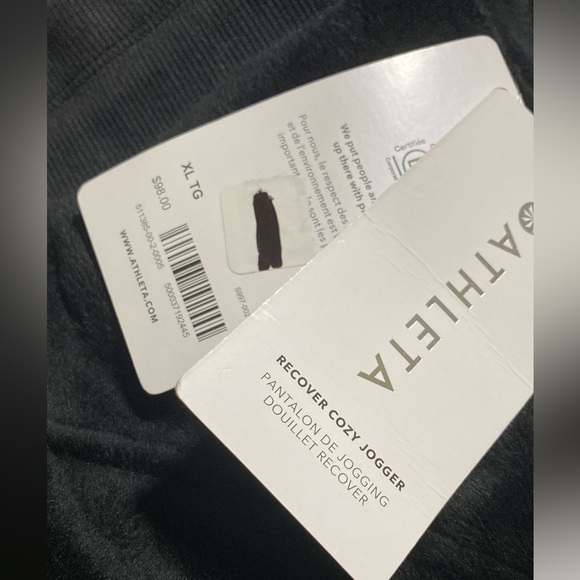 Athleta Cozy Karma Recover Jogger // Black #511385 - Picture 12 of 16